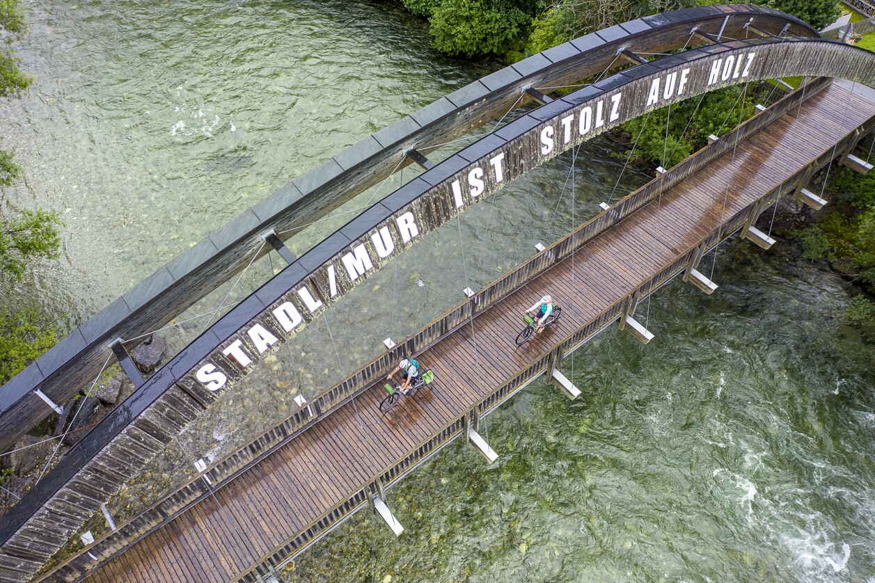 Radbrücke bei Stadl an der Mur | © STG | pixelmaker.at