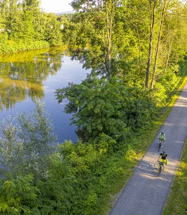 Mur cycling path in Landscha near Leibnitz | © Steiermark Tourismus | pixelmaker.at