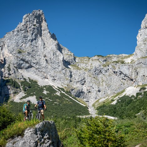 Mountainbiker in der Eisenerzer Ramsau | © STG | Jesse Streibl