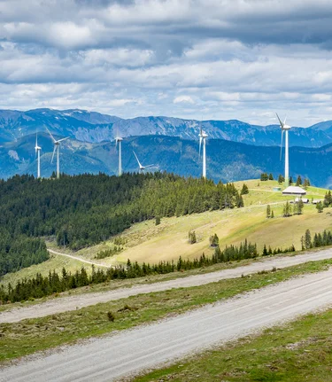 Out and about in the Pretul Wind & Bike Park | © STG | Jesse Streibl