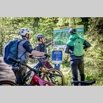 Unterwegs im Wind & Bike Park Pretul | © STG | Jesse Streibl