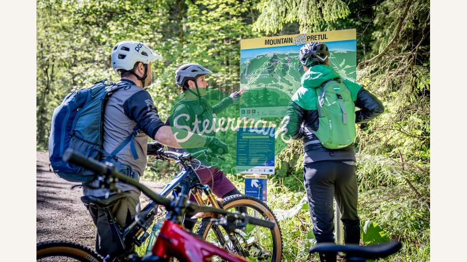 Unterwegs im Wind & Bike Park Pretul | © STG | Jesse Streibl