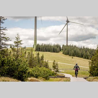 Unterwegs im Wind & Bike Park Pretul | © STG | Jesse Streibl