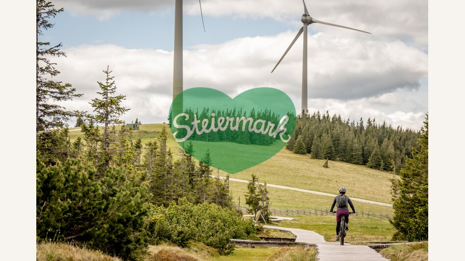 Unterwegs im Wind & Bike Park Pretul | © STG | Jesse Streibl