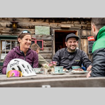 Moschkogel Hütte im Wind & Bike Park Pretul | © STG | Jesse Streibl