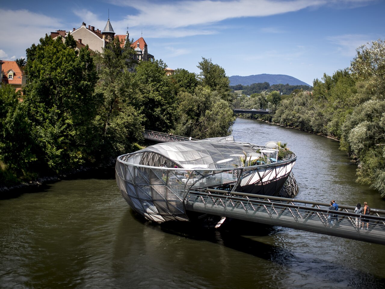 Island in the mur | © Steiermark Tourismus | Tom Lamm