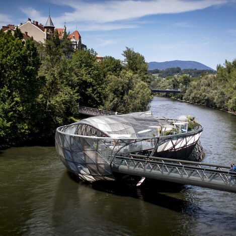 Murinsel in Graz | © STG | Tom Lamm
