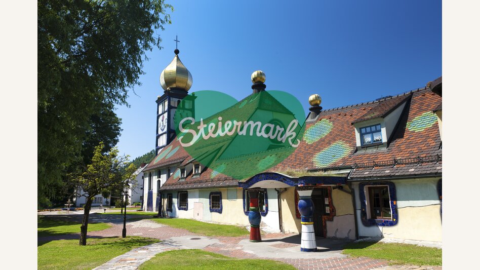 St. Barbarakirche Hundertwasser in Bärnbach | © STG | Harry Schiffer | ETZ-Pilgrimage Europe SI-AT