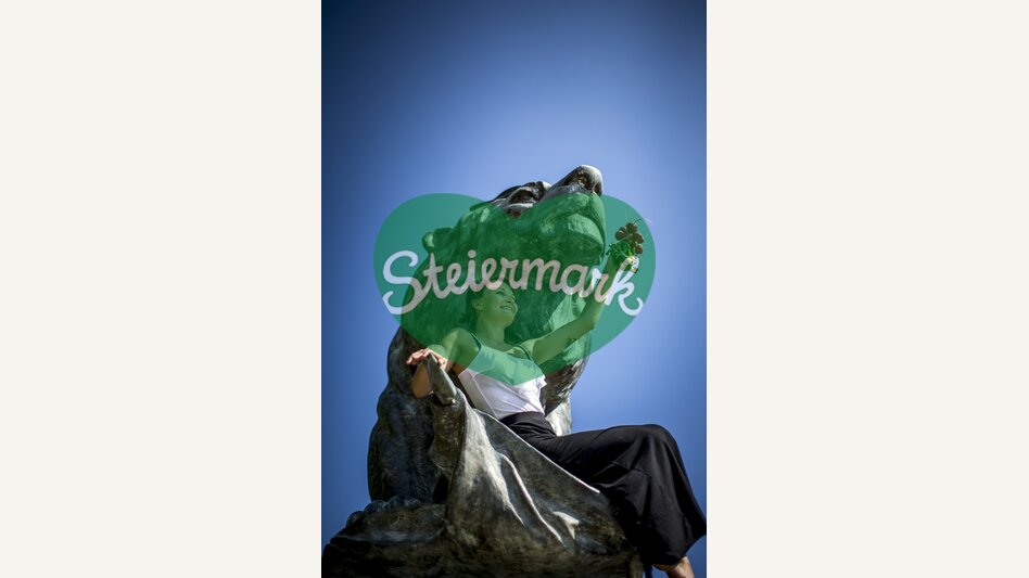 Hackher-Löwe am Grazer Schloßberg | © STG | Tom Lamm