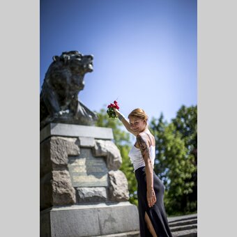 Hackher-Löwe am Grazer Schloßberg | © STG | Tom Lamm
