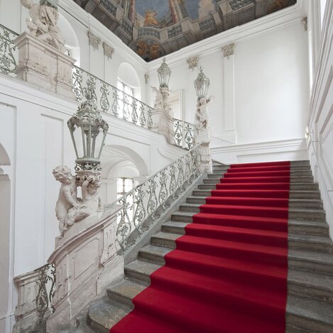 Prunkstiegenhaus im Museum im Palais | © Universalmuseum Joanneum | Nicolas Lackner