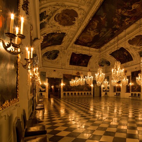 Planetensaal im Schloss Eggenberg | © Universalmuseum Joanneum | Peter Gradischnigg