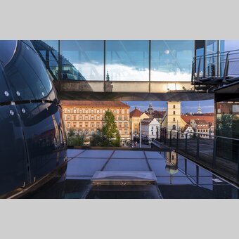 Kunsthaus mit Blick auf Franziskanerkirche | © STG | Harry Schiffer