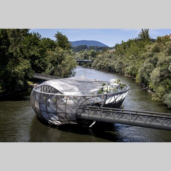 Murinsel in Graz | © STG | Tom Lamm