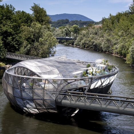 Murinsel in Graz | © STG | Tom Lamm