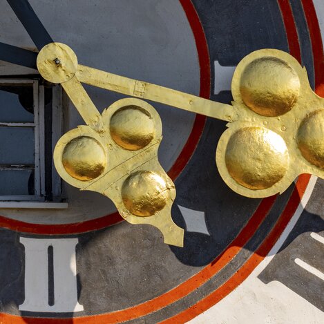 Ziffernblatt des Grazer Uhrturms | © STG | Harry Schiffer