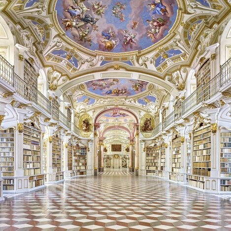 Weltgrößte Klosterbibliothek im Stift Admont | © Stift Admont | Marcel J. Peda