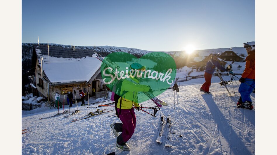 Auf der Kleinlachtalhütte im Lachtal | © STG | Tom Lamm
