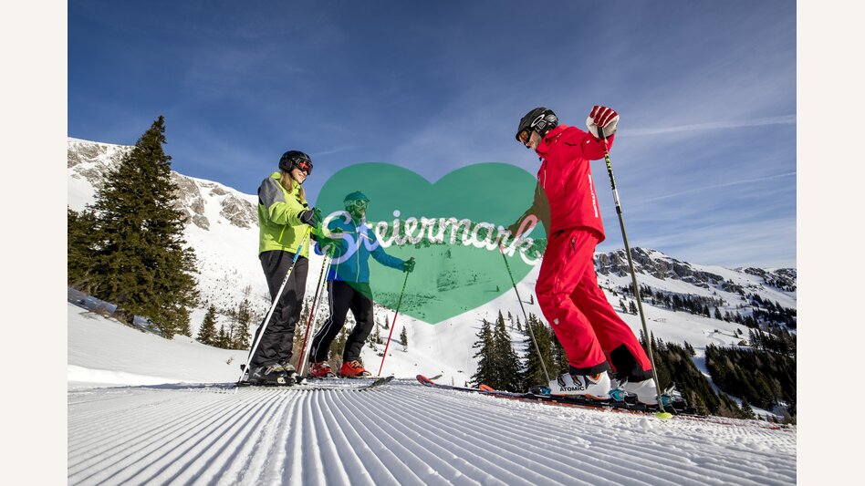 Skifahren lernen mit Skilehrer auf der Brunnalm-Hohe Veitsch | © STG | Tom Lamm