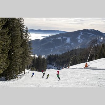 Skifahren auf der Brunnalm-Hohe Veitsch | © STG | Tom Lamm