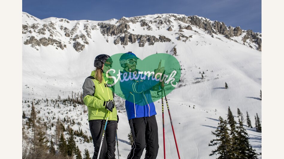 Skifahren auf der Brunnalm-Hohe Veitsch | © STG | Tom Lamm