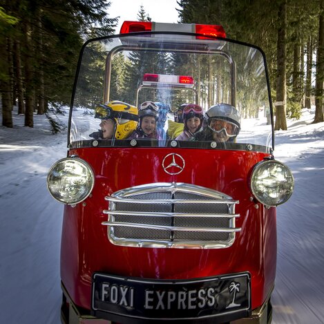 Foxi Express for snow pleasure at Präbichl, Erzberg Leoben | © Steiermark Tourismus | Tom Lamm