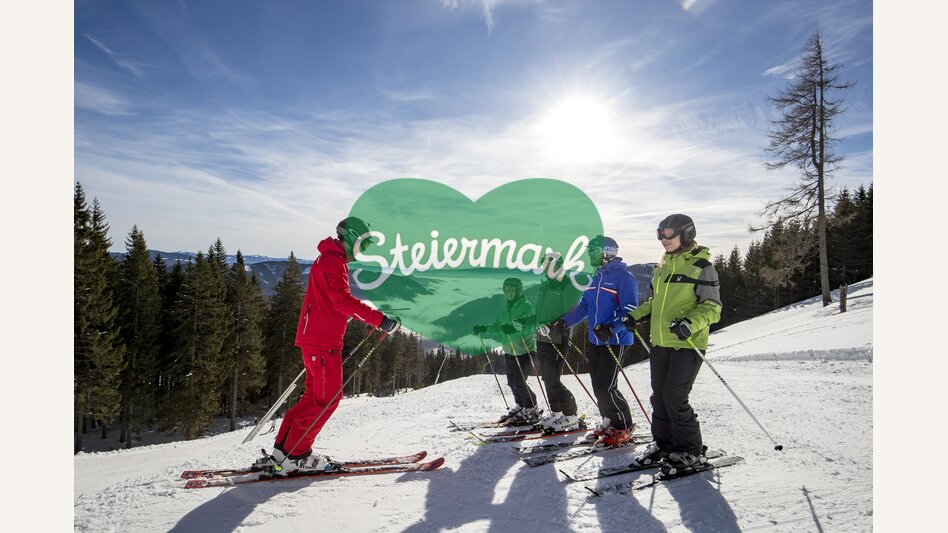 Skifahren lernen mit Skilehrer auf der Brunnalm-Hohe Veitsch | © STG | Tom Lamm