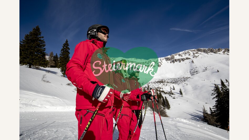 Skilehrer auf der Brunnalm-Hohe Veitsch | © STG | Tom Lamm