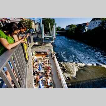 Am Murufer in Graz | © STG | Tom Lamm