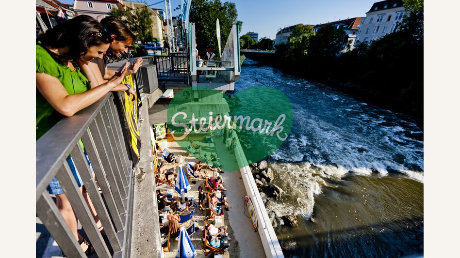 Am Murufer in Graz | © STG | Tom Lamm
