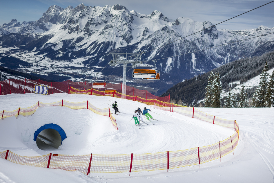 Skier-youth at the Fun Slope at the Hauser Kaibling | © Steiermark Tourismus | Tom Lamm