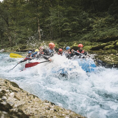 Rafting auf der Salza im Gesäuse | © Nationalpark Gesäuse | Stefan Leitner