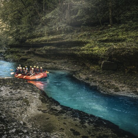 Raften auf der Salza im Gesäuse | © Nationalpark Gesäuse | Stefan Leitner