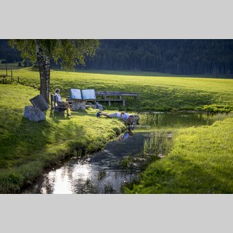 Zeutschacher Ursprungsquelle, eine Karstquelle mit einer Schüttung von 90 - 120 Liter Wasser pro Sekunde | © STG | Tom Lamm