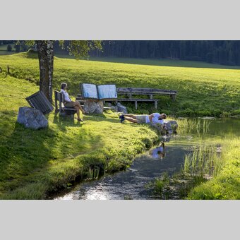Zeutschacher Ursprungsquelle, eine Karstquelle mit einer Schüttung von 90 - 120 Liter Wasser pro Sekunde | © STG | Tom Lamm