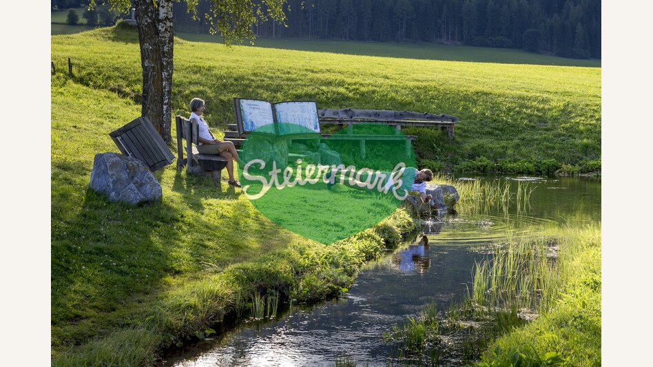Zeutschacher Ursprungsquelle, eine Karstquelle mit einer Schüttung von 90 - 120 Liter Wasser pro Sekunde | © STG | Tom Lamm
