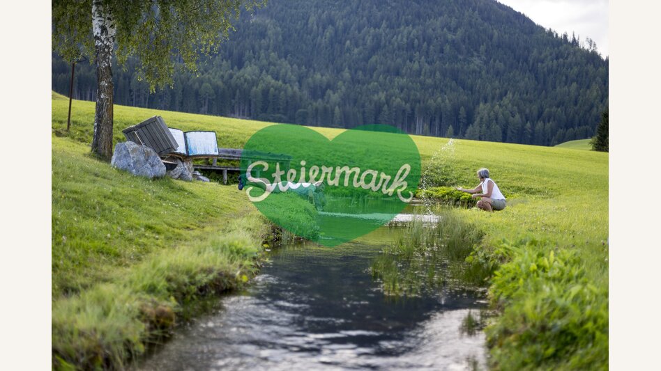 Zeutschacher Ursprungsquelle, eine Karstquelle mit einer Schüttung von 90 - 120 Liter Wasser pro Sekunde | © STG | Tom Lamm