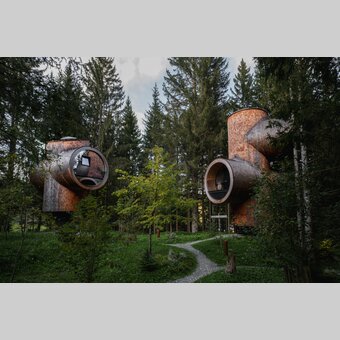 Baumhäuser am Pogusch/Steirereck | © STG | Elena Egger