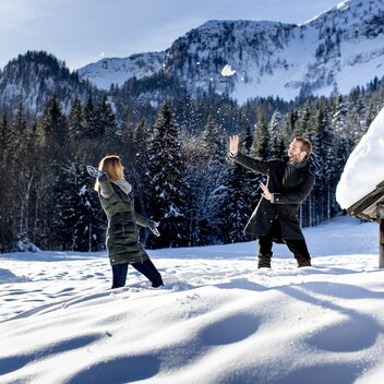 Winterspaß auf dem Weg zur Blaa-Alm | © STG | Tom Lamm