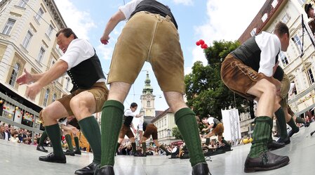 "Aufsteirern" in Graz | © Steiermark Tourismus | Gery Wolf