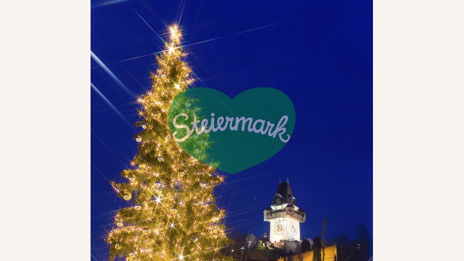 Advent in Graz, Uhrturm | © Graz Tourismus | Harry Schiffer