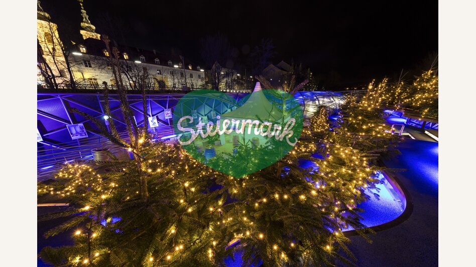 Advent auf der Murinsel in Graz | © Graz Tourismus | Harry Schiffer