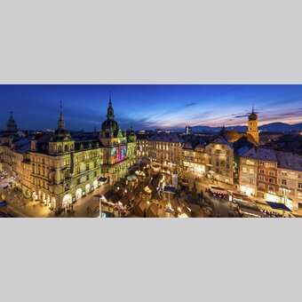 Advent in Graz, Hauptplatz mit Rathaus | © STG | Harry Schiffer