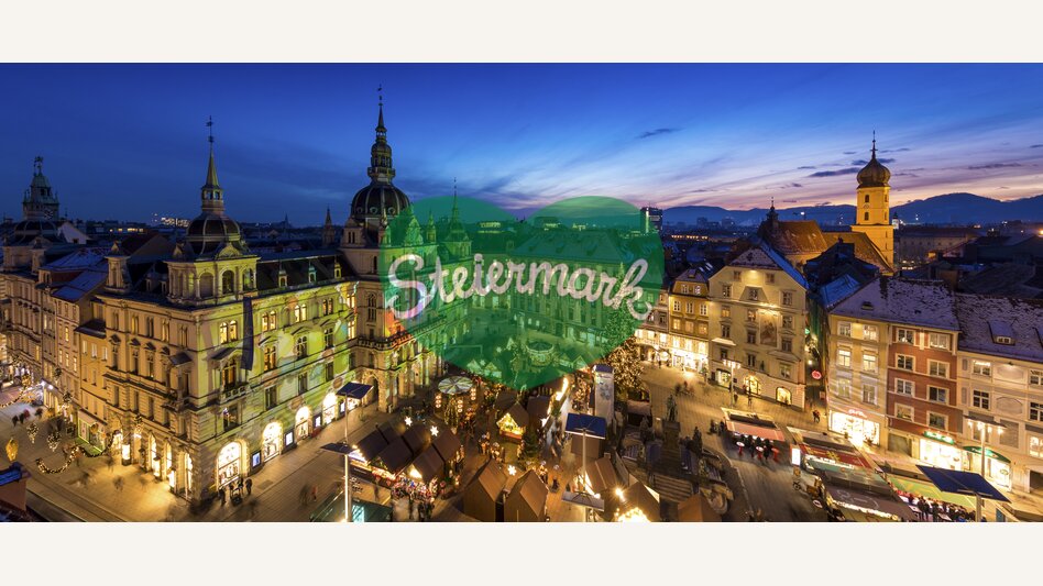 Advent in Graz, Hauptplatz mit Rathaus | © STG | Harry Schiffer
