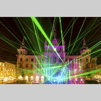 Silvester in Graz (Wasser- und Lasershow) | © STG | Harry Schiffer
