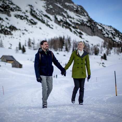 Winterwandern auf der Tauplitzalm | © STG | Tom Lamm