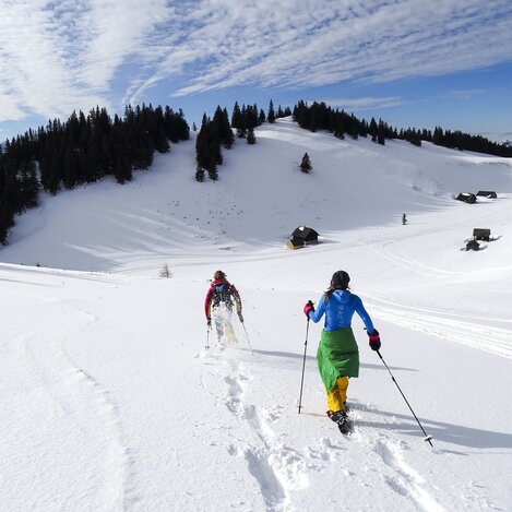 Schneeschuhwandern am Niederalpl | © WEGES | Weges