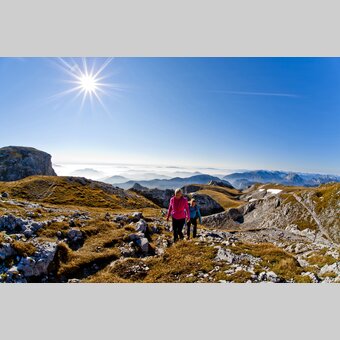 Unterwegs am Hochschwab  | © STG | Tom Lamm | ETZ Projekt Hiking & Biking SI-AT