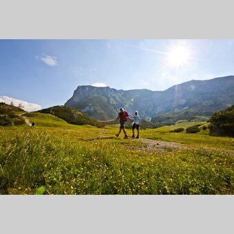 Unterwegs am Hochschwab | © STG | Tom Lamm | ETZ Projekt Hiking & Biking SI-AT