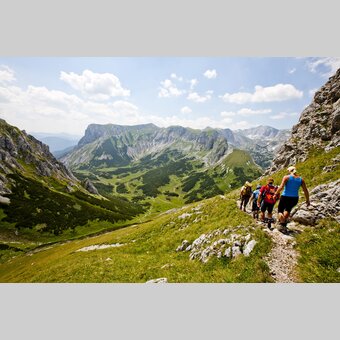 Abstieg vom Hochschwab | © STG | Tom Lamm | ETZ Projekt Hiking & Biking SI-AT